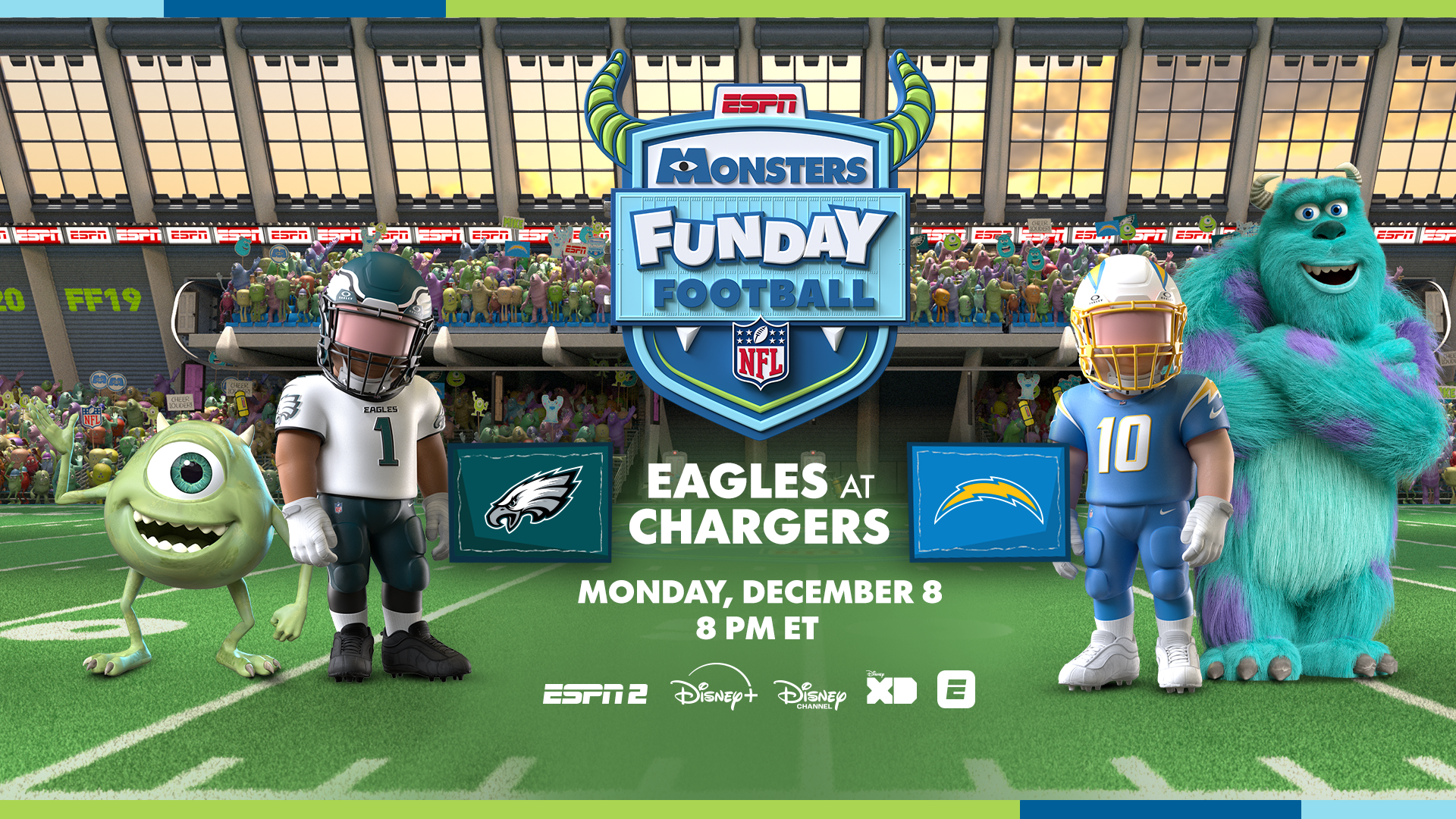 MONSTERS FUNDAY FOOTBALL POP-UP, LA