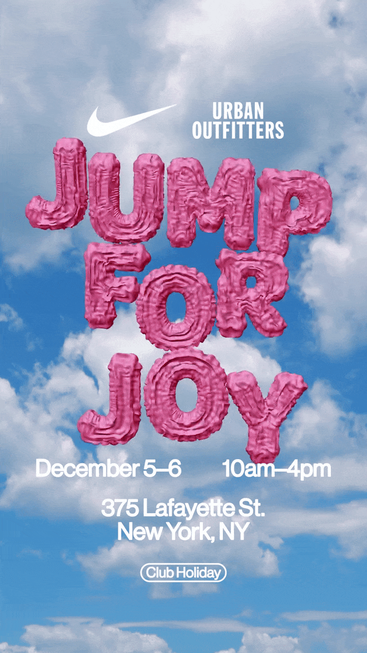 URBAN OUTFITTERS X NIKE GIANT PUFFER-INSPIRED BOUNCE HOUSE, NYC