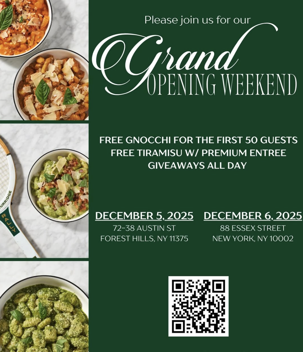 GNOCCHI BELLA GRAND OPENING WEEKEND, NYC