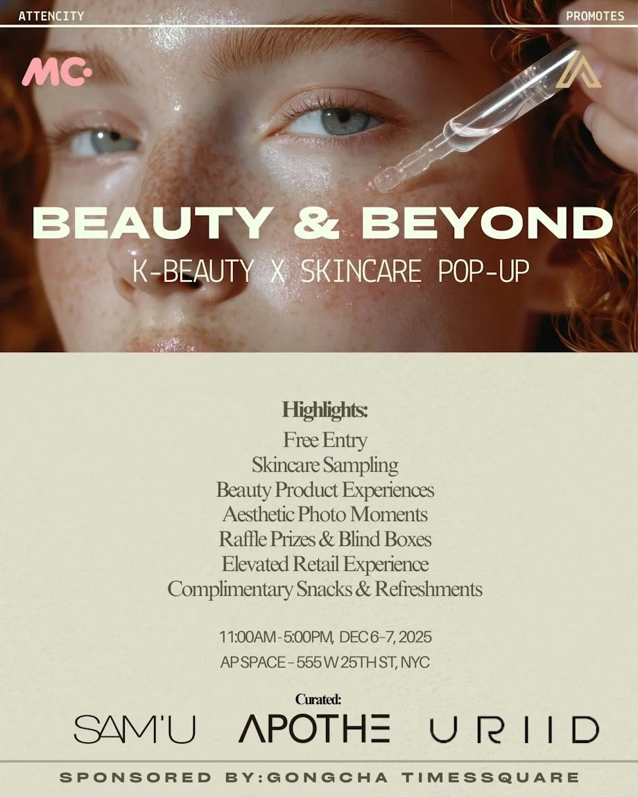 BEAUTY &amp; BEYOND KBEAUTY X SKINCARE POP-UP, NYC