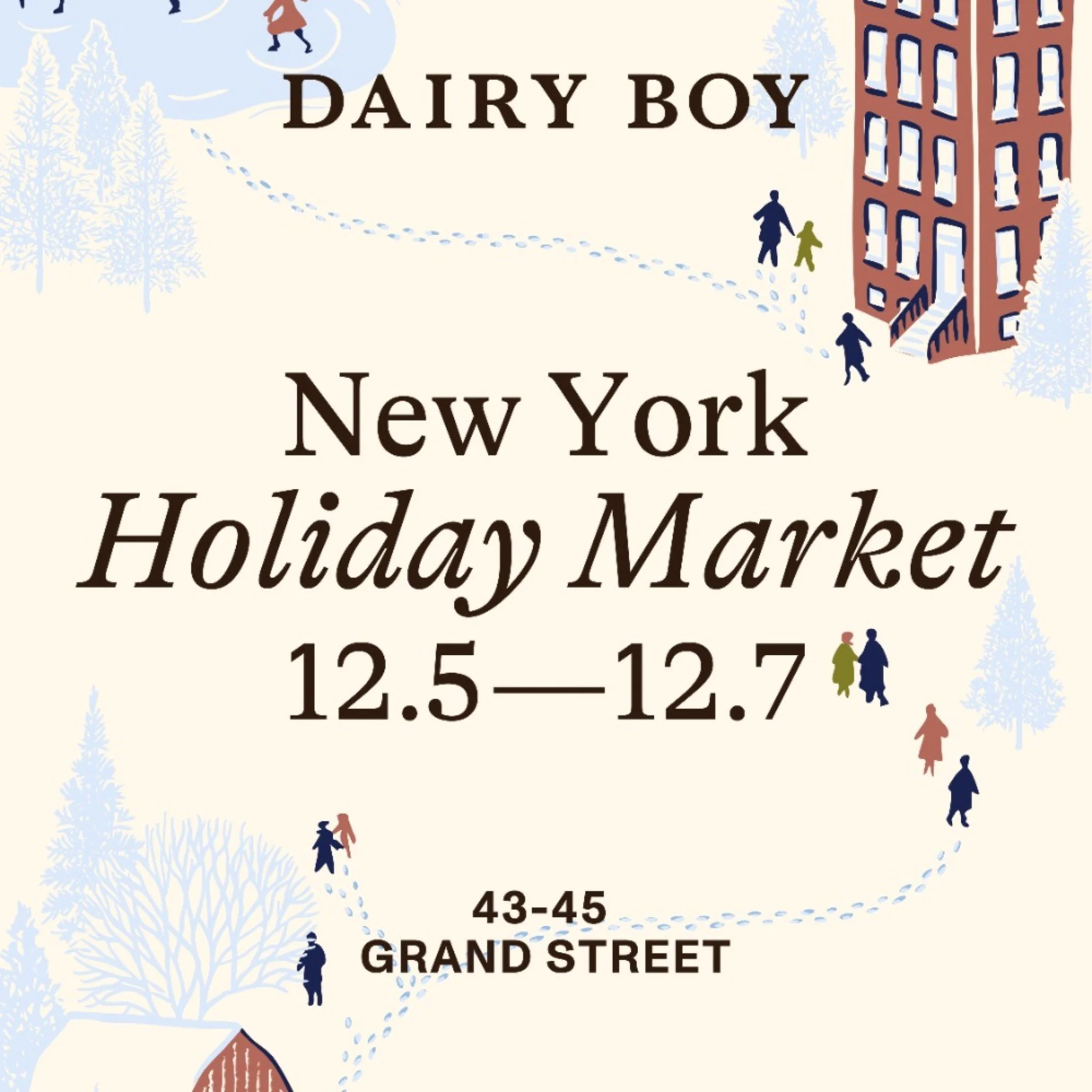 DAIRY BOY HOLIDAY MARKET POP-UP, NYC