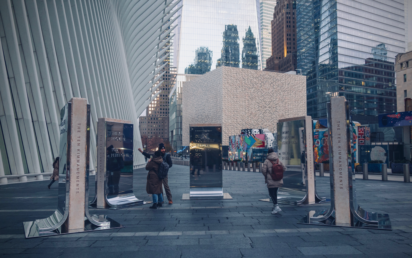 KIM KARDASHIAN'S “KIMMANDMENTS" INSTALLATION, NYC