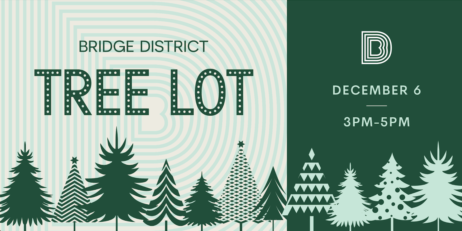 THE BRIDGE DISTRICT’S HOLIDAY TREE LOT, DC