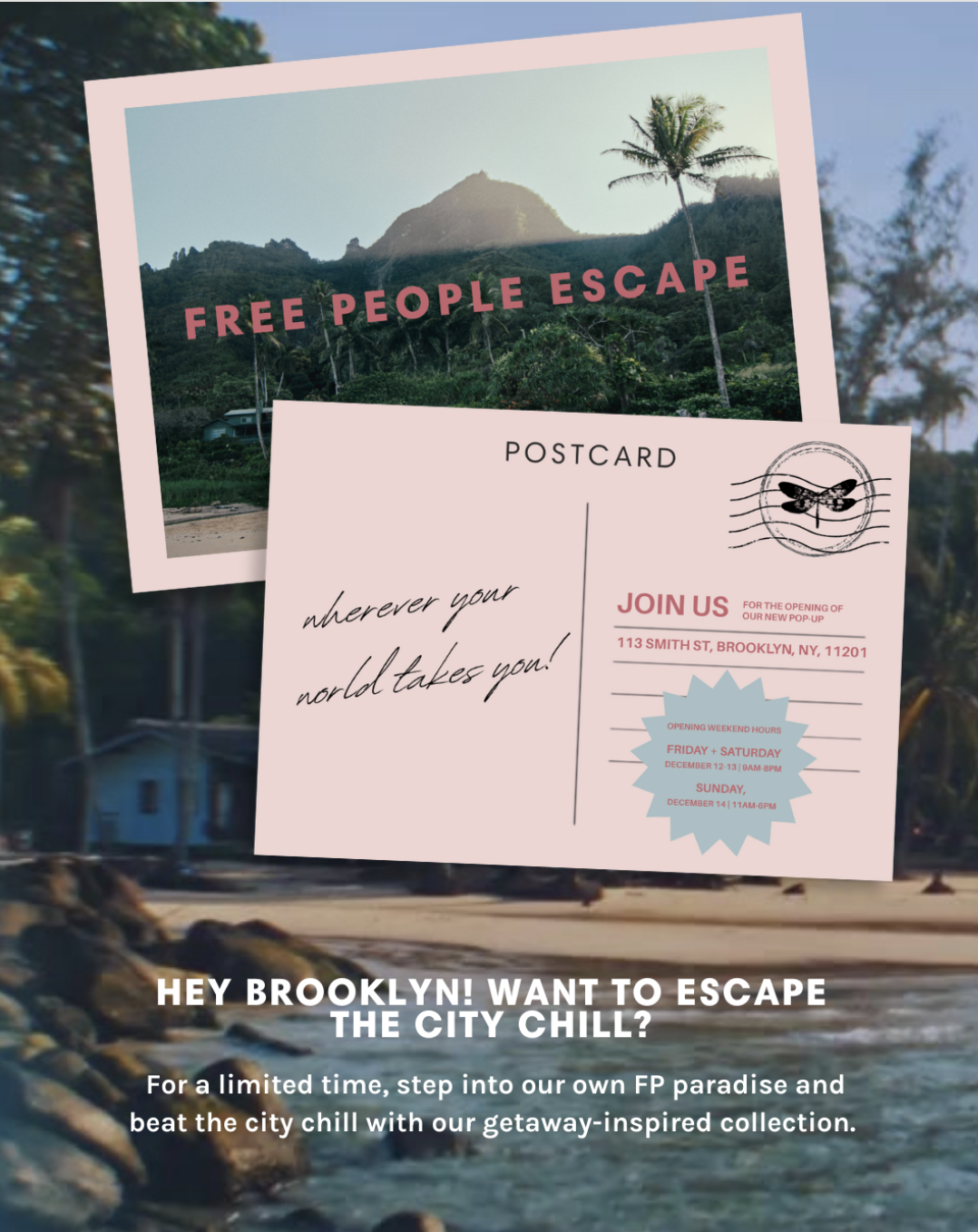 FREE PEOPLE ESCAPE, NYC