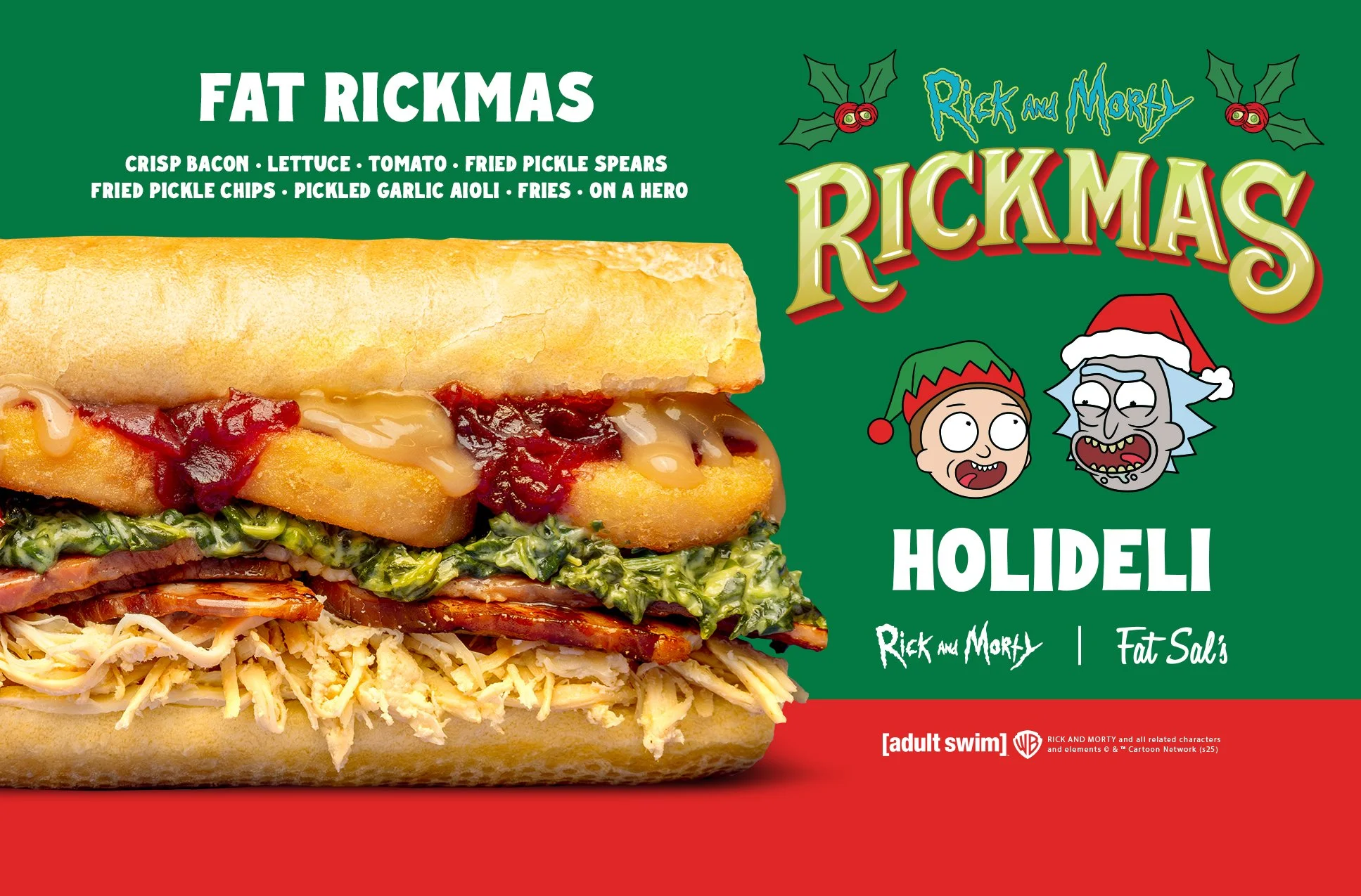RICK AND MORTY RICKMAS HOLIDELI, LA