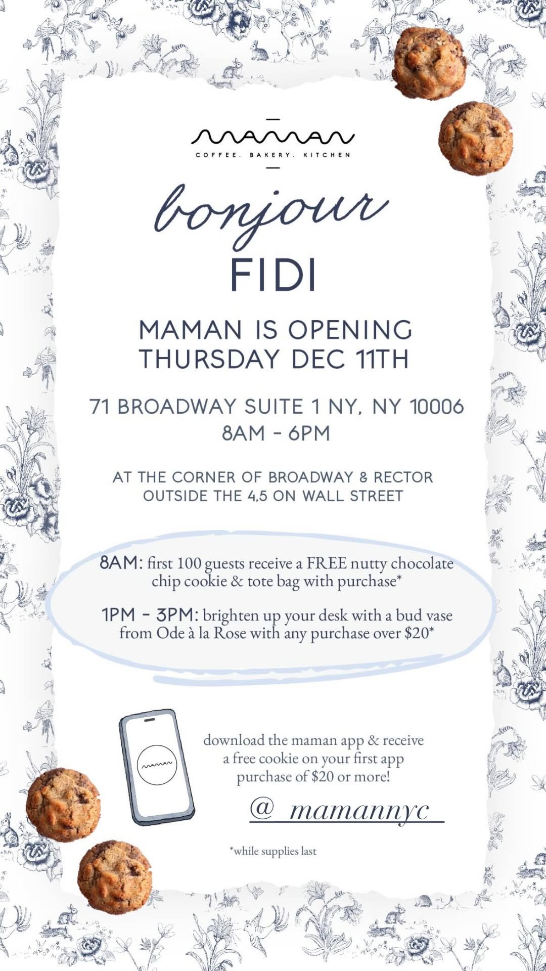 MAMAN FIDI GRAND OPENING, NYC