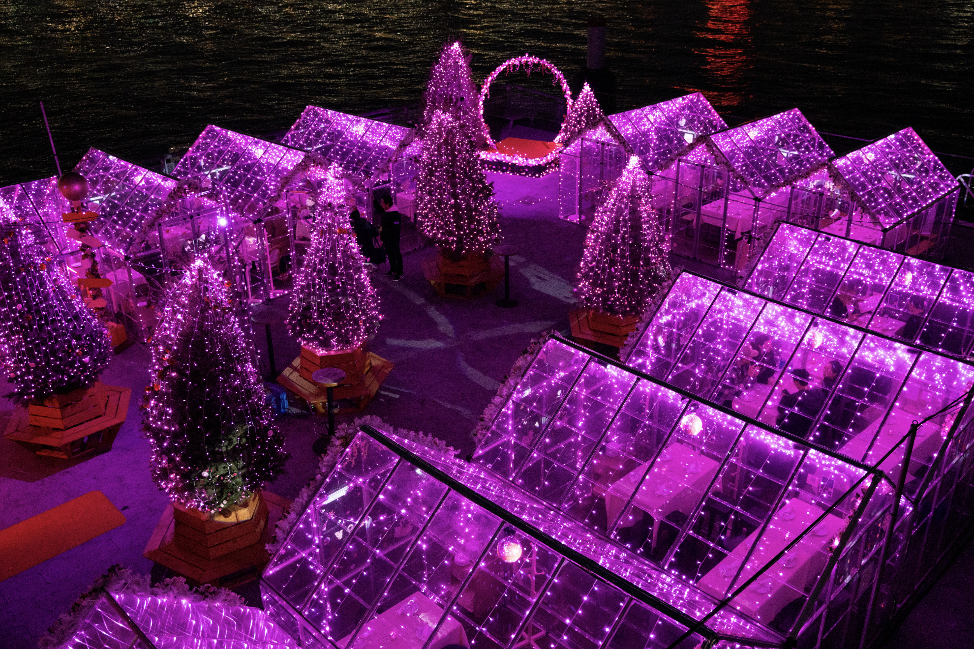 PINK PIER AT WATERMARK, NYC