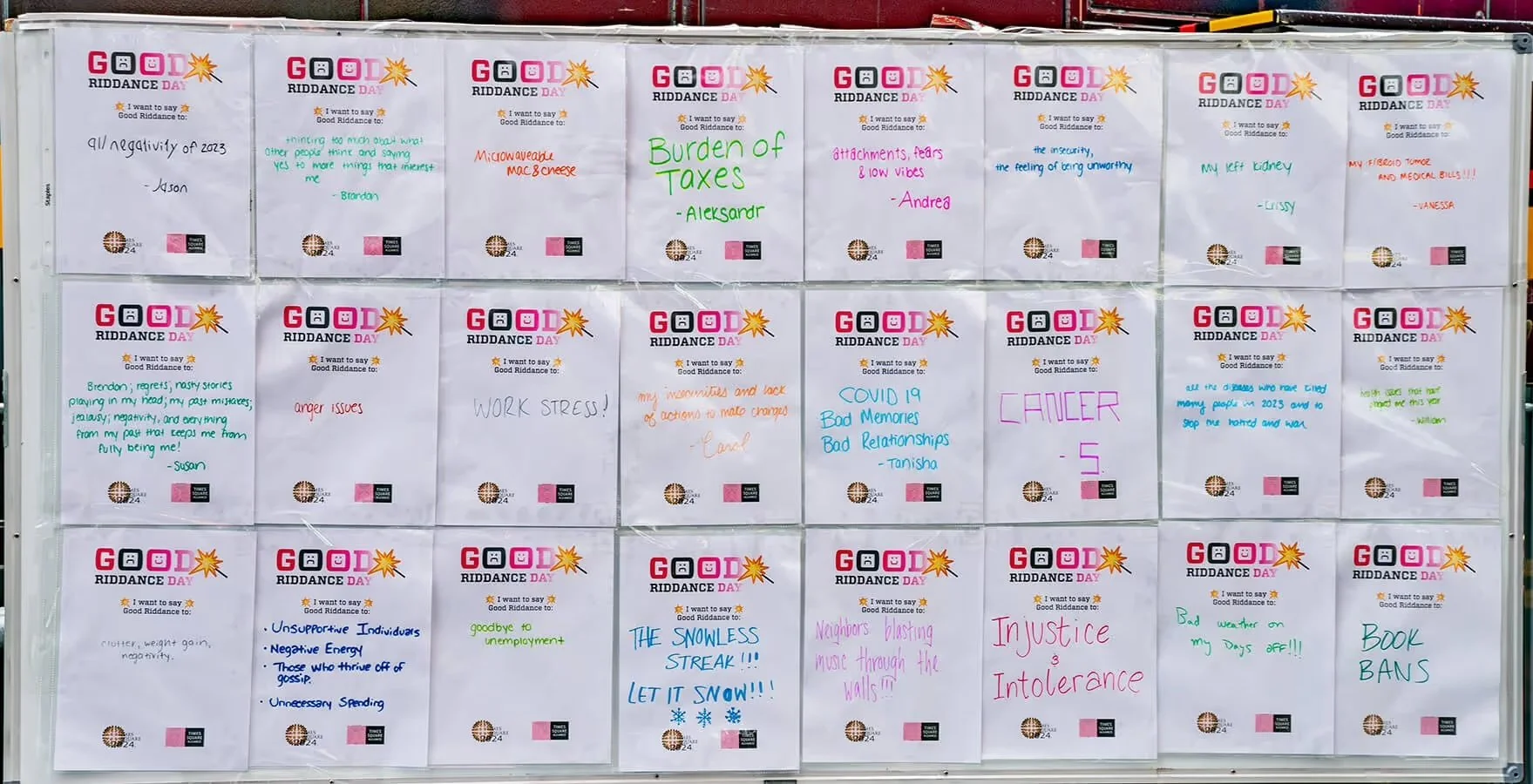 GOOD RIDDANCE DAY, NYC