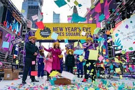 NEW YEAR'S EVE CONFETTI TEST, NYC