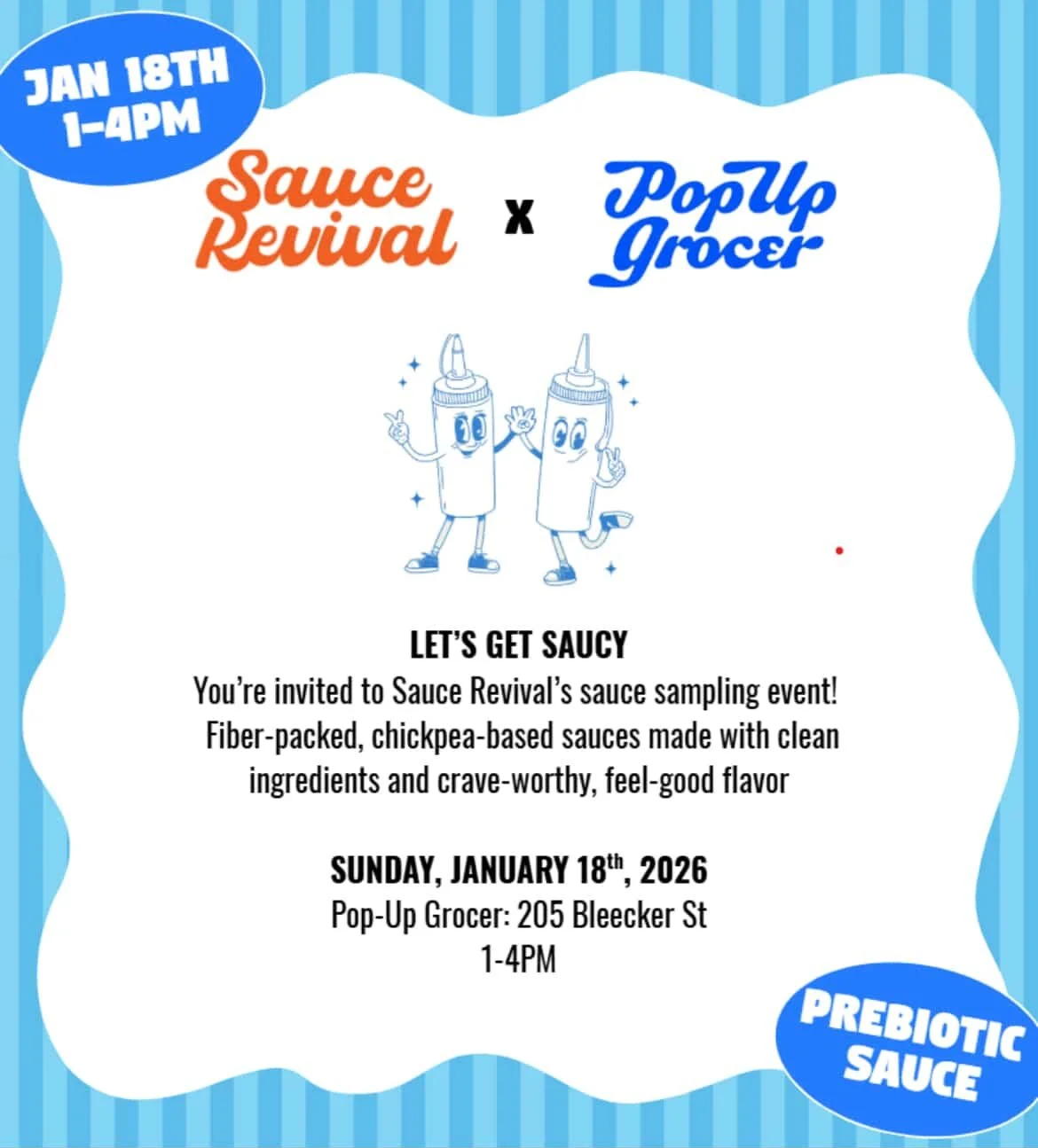 SAUCE REVIVAL X POPUP GROCER, NYC