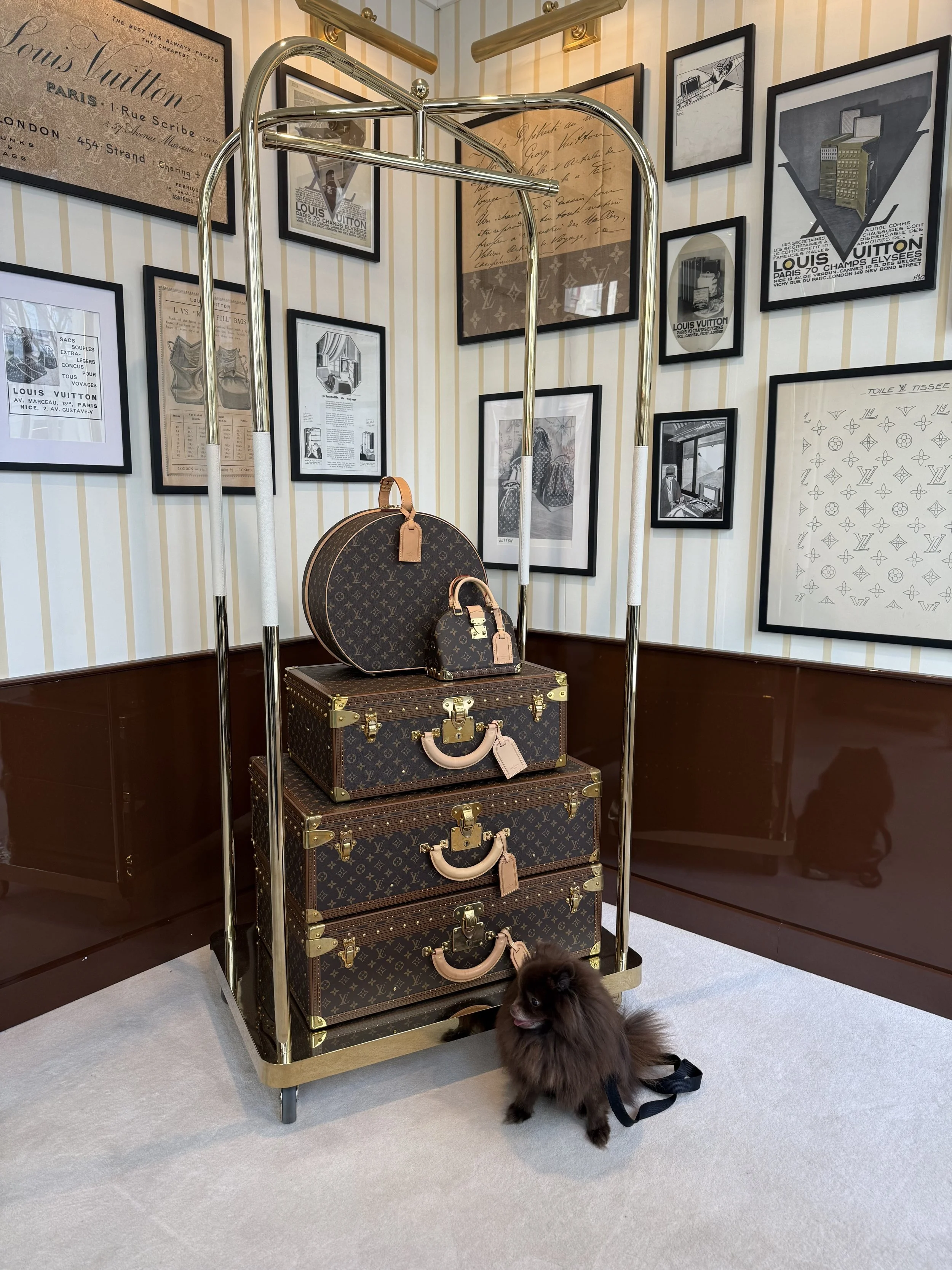 LV MONOGRAM - LOUIS VUITTON HOTEL POP-UP, NYC