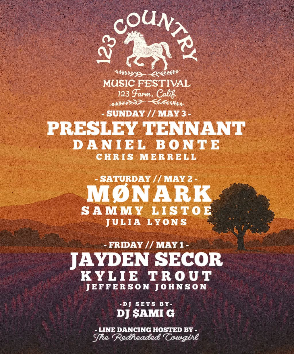 123 COUNTRY MUSIC FESTIVAL, CHERRY VALLEY