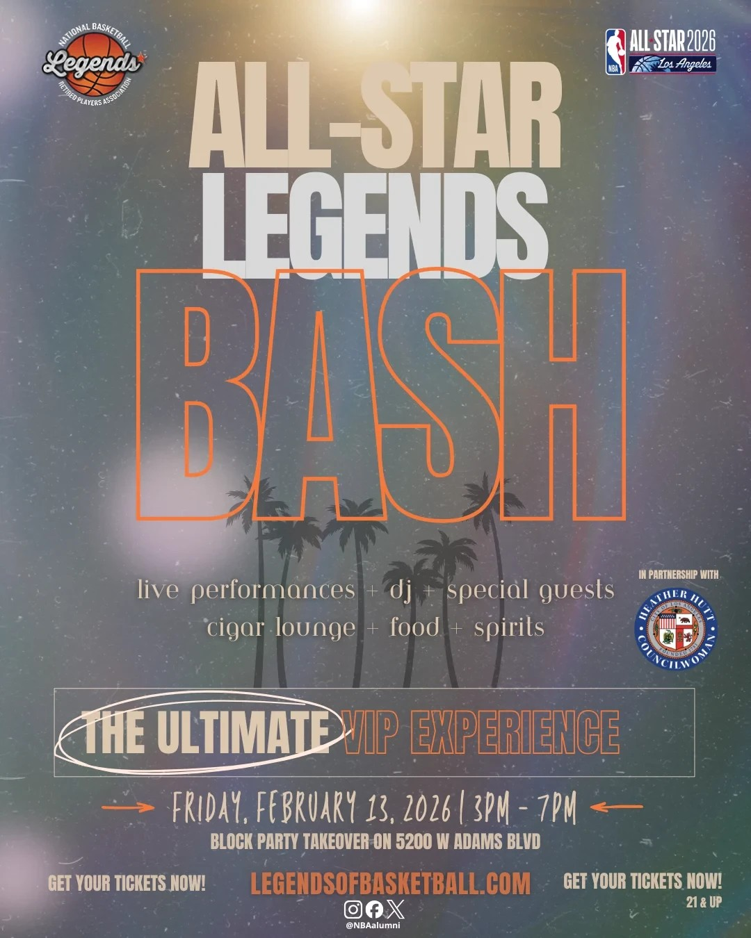 OKAY PLAYER ALL STAR LEGENDS BASH BLOCK PARTY, LA