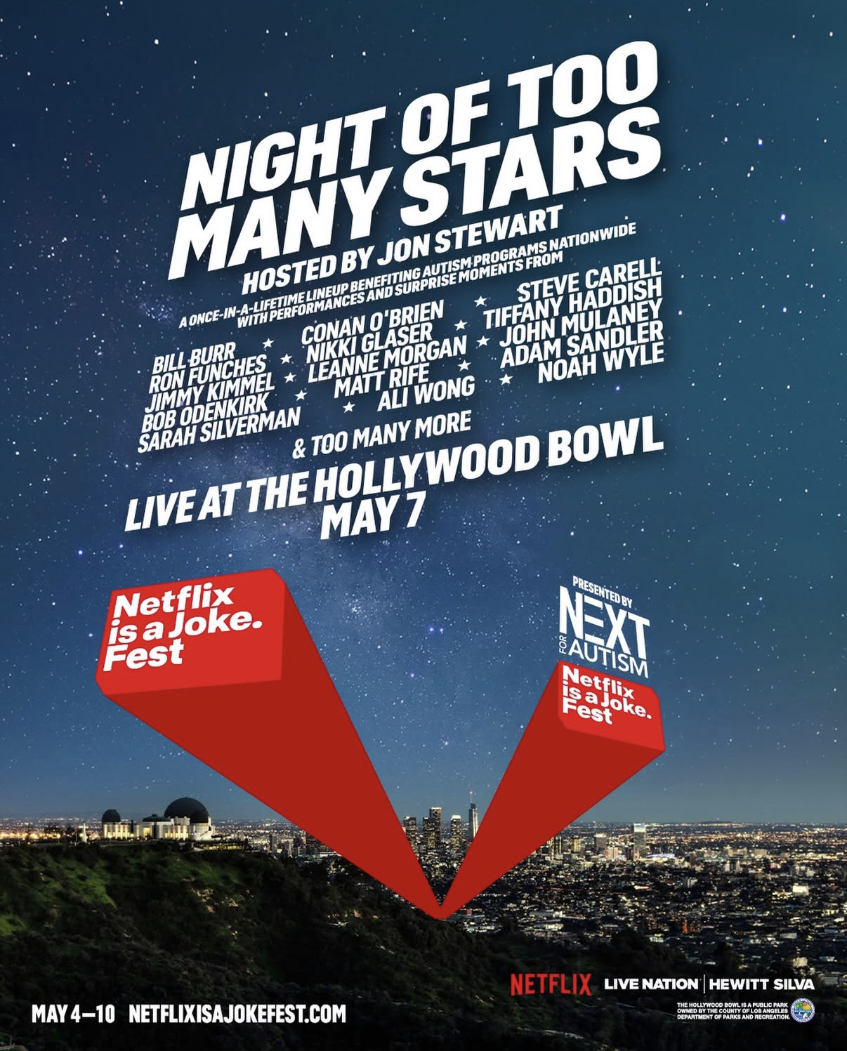 2026 NIGHT OF TOO MANY STARS, LA