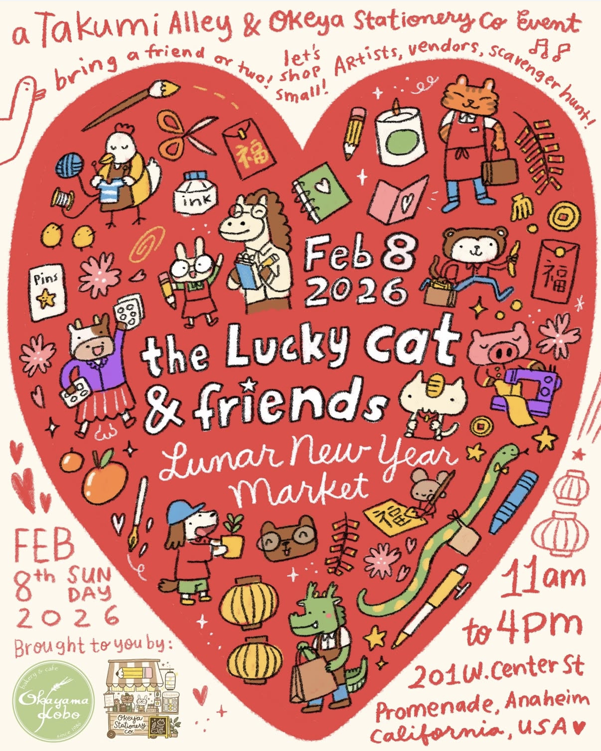 TAKUMI ALLEY PRESENTS: LUCKY CAT AND FRIENDS, LA