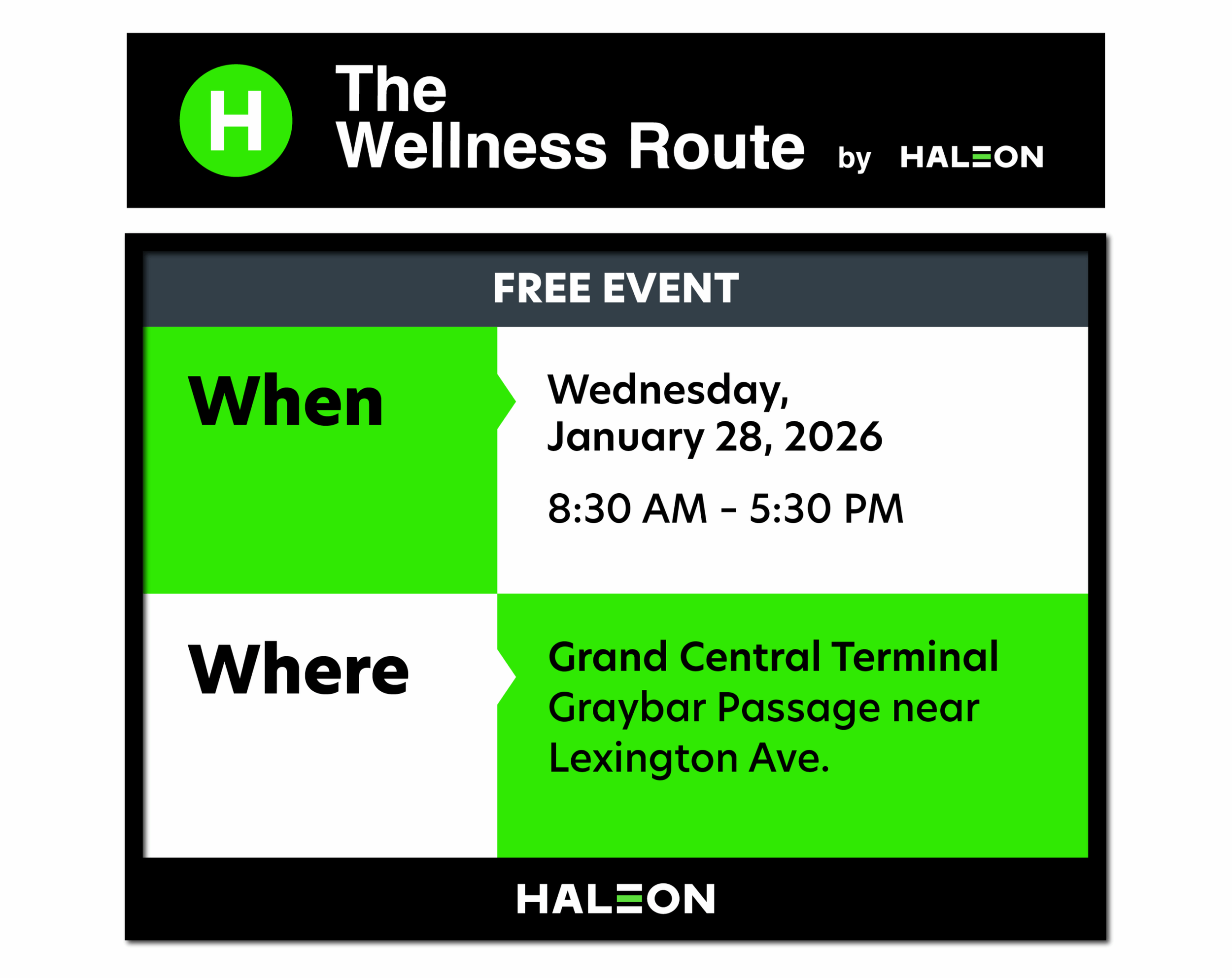 HALEON WELLNESS EVENT, NYC
