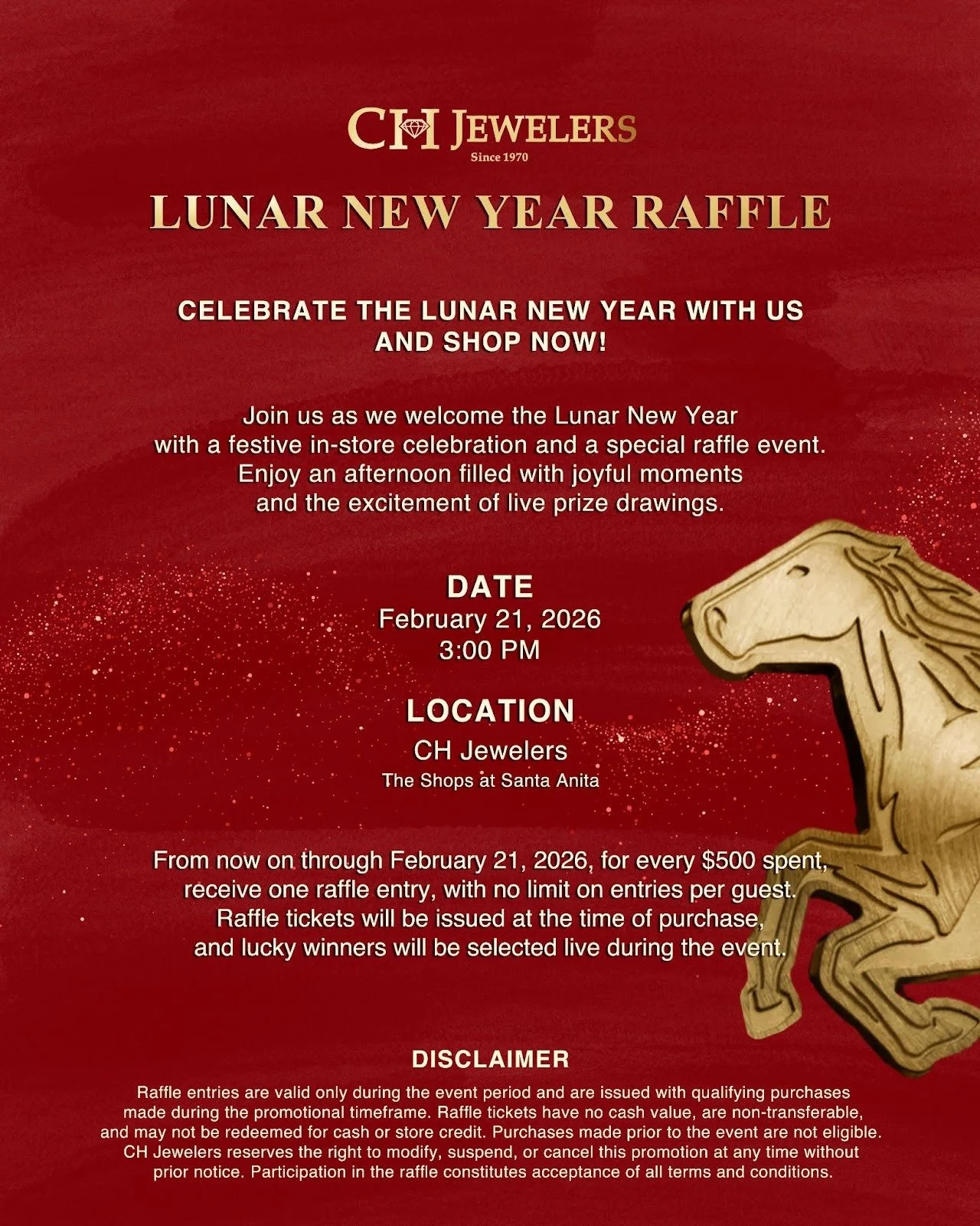 CH JEWELERS LUNAR NEW YEAR CELEBRATION, LA