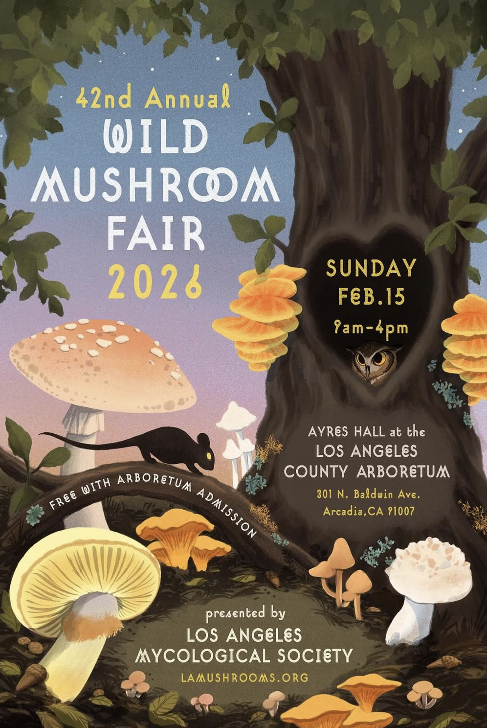42ND ANNUAL WILD MUSHROOM FAIR, LA