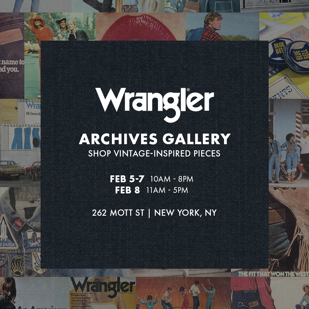WRANGLER ARCHIVES GALLERY, NYC