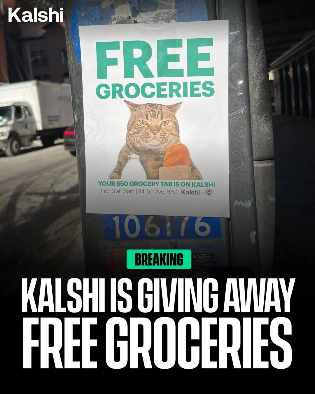 $50 FREE GROCERIES FROM KALSHI, NYC