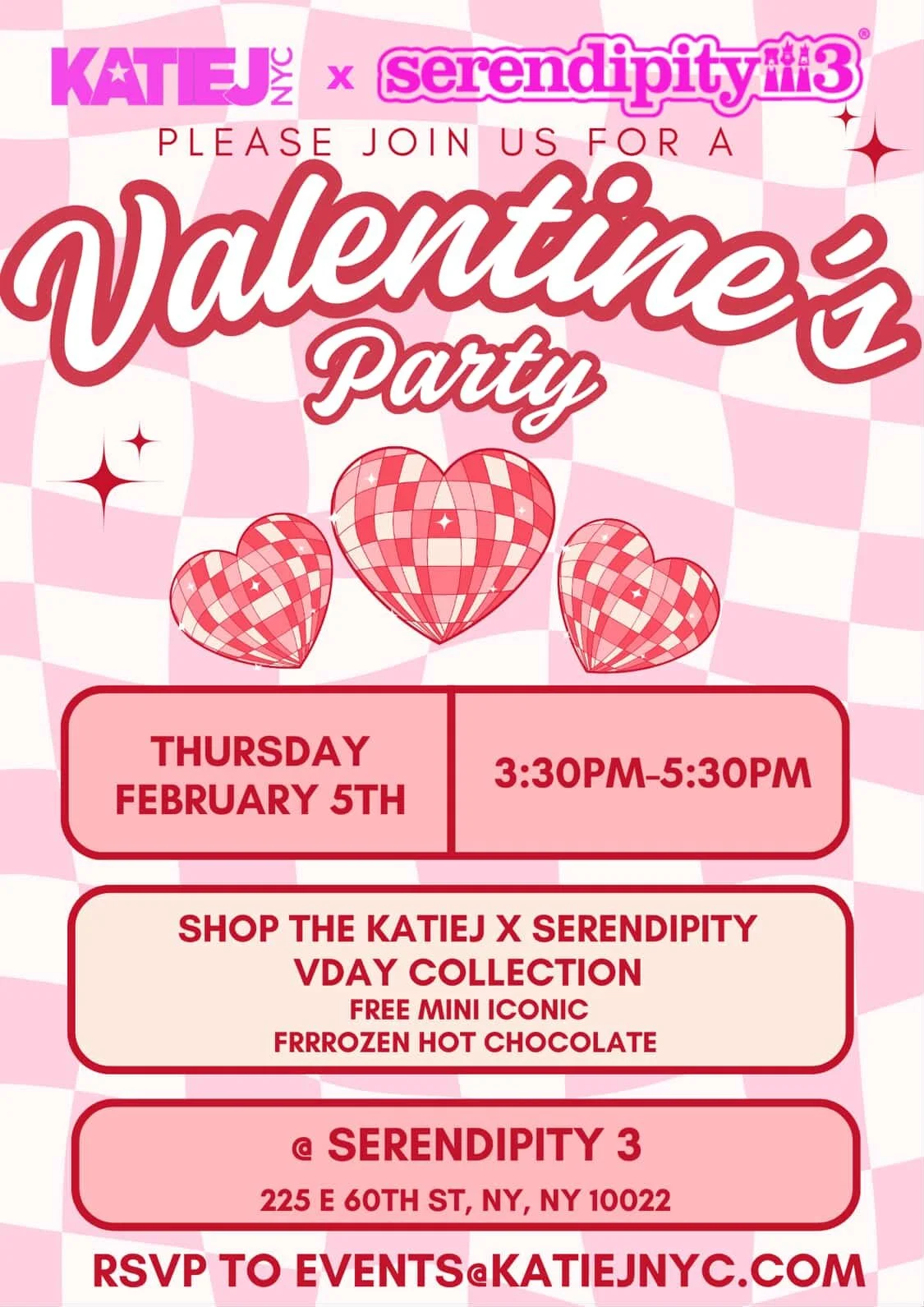 KATIEJNYC X SERENDIPITY 3 VALENTINE'S PARTY, NYC