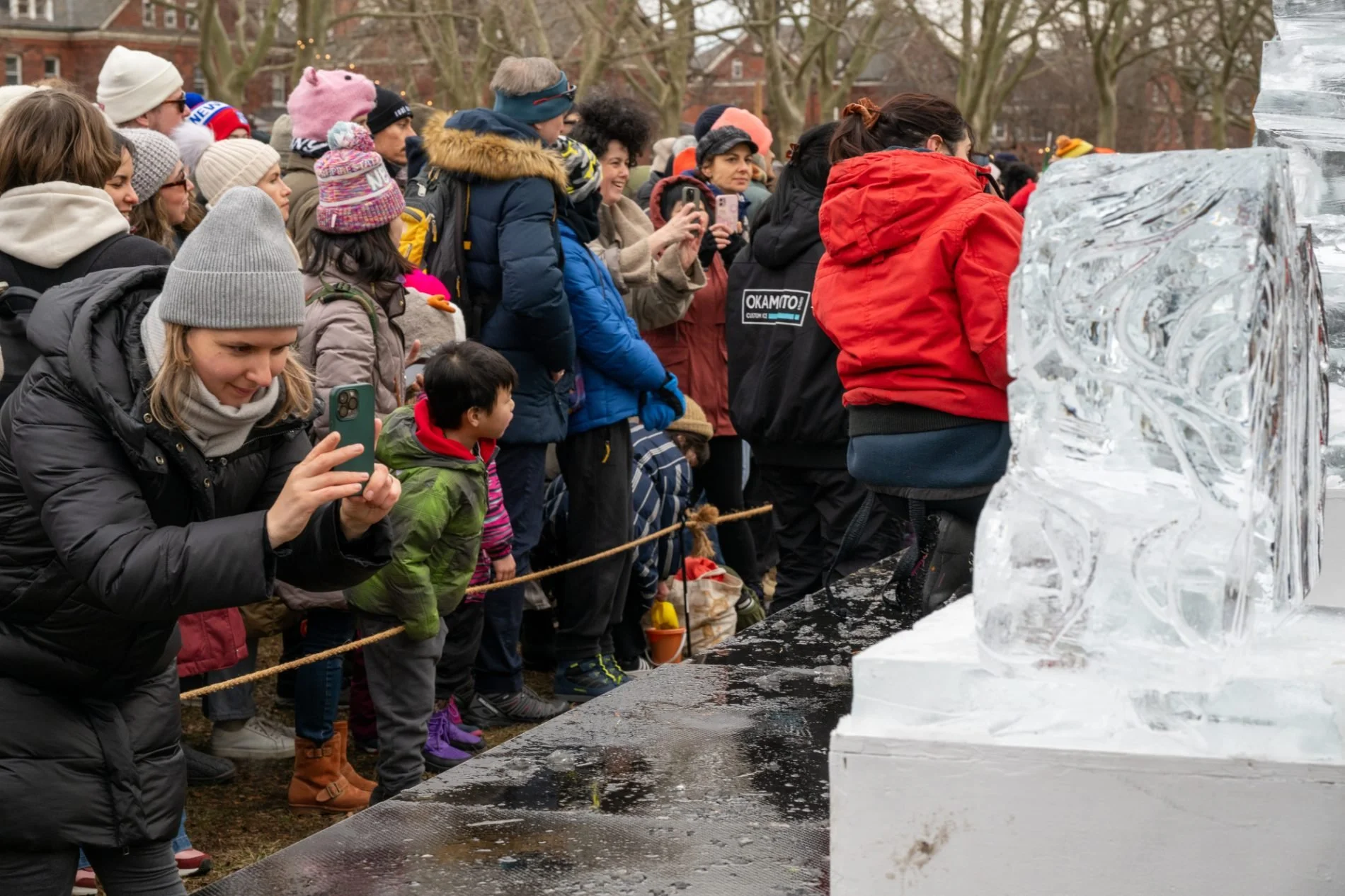 GOVERNORS ISLAND ICE SCULPTURE SHOW, NYC