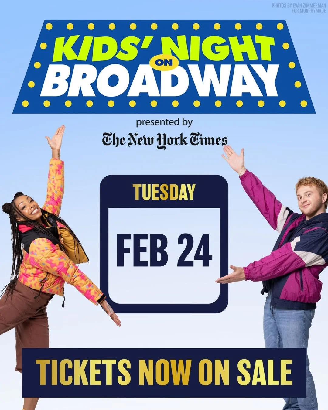 KIDS' NIGHT ON BROADWAY, NYC