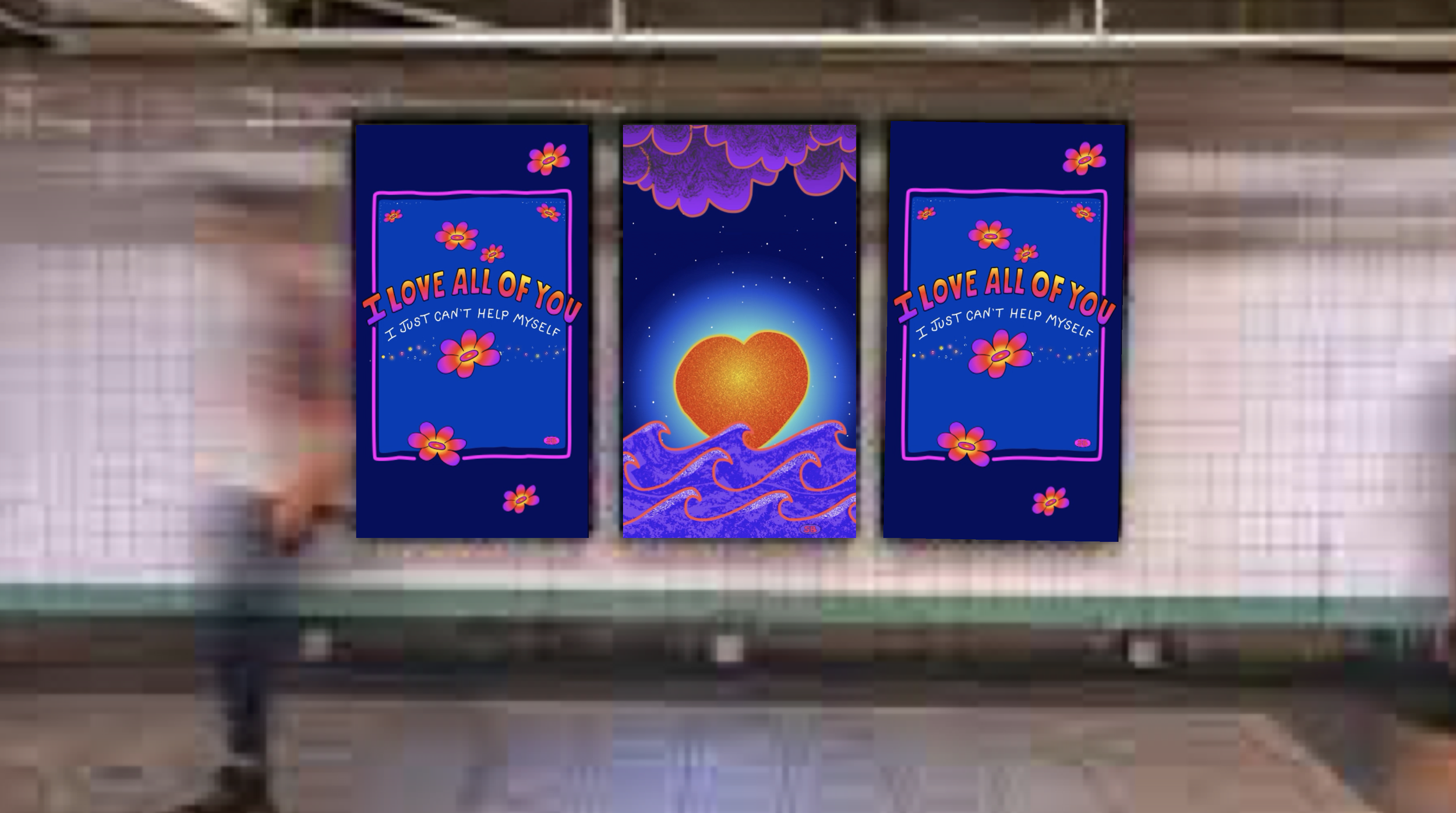 LOVE IN TRANSIT MYSTERY ARTIST VALENTINE'S POP-UP, NYC