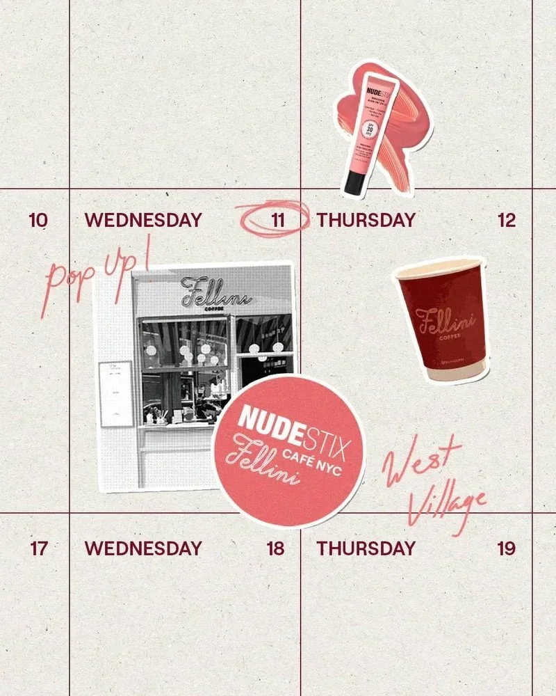 NUDESTIX POP-UP CAFÉ, NYC