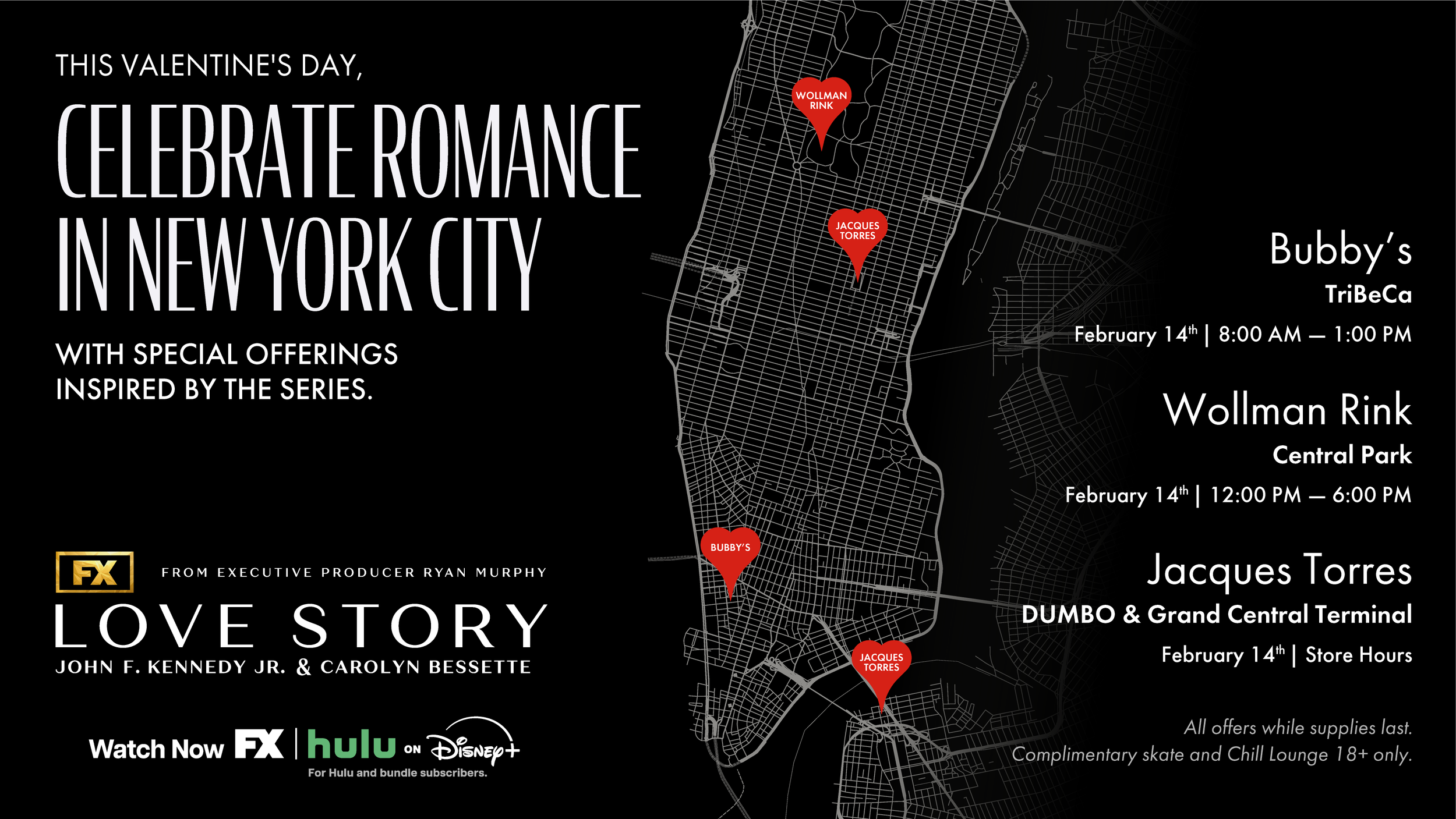 FX'S 'LOVE STORY' ACTIVATIONS, NYC