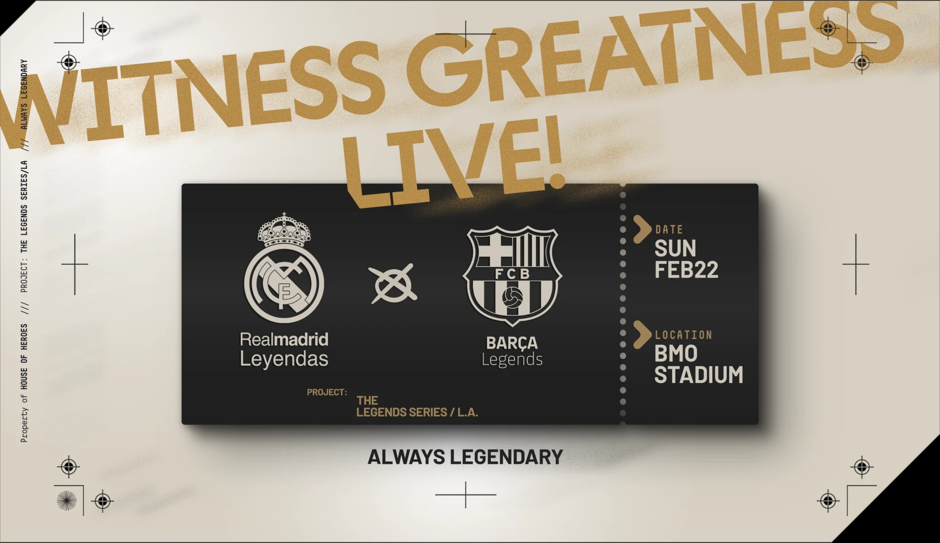  HOUSE OF HEROES' THE LEGENDS SERIES INAUGURAL MATCH, LA