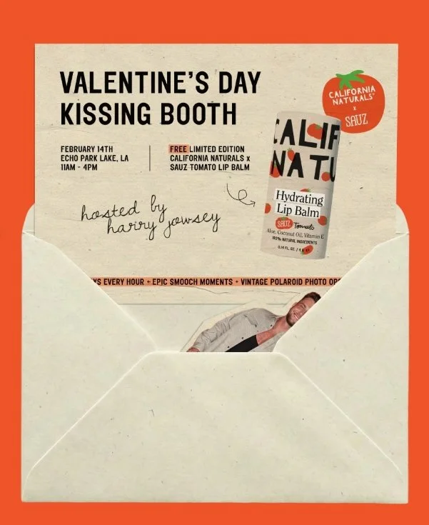 SAUZ X CALIFORNIA NATURALS KISSING BOOTH POP-UP, LA