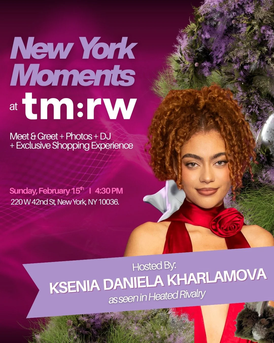 NEW YORK MOMENTS AT TM:RW, NYC