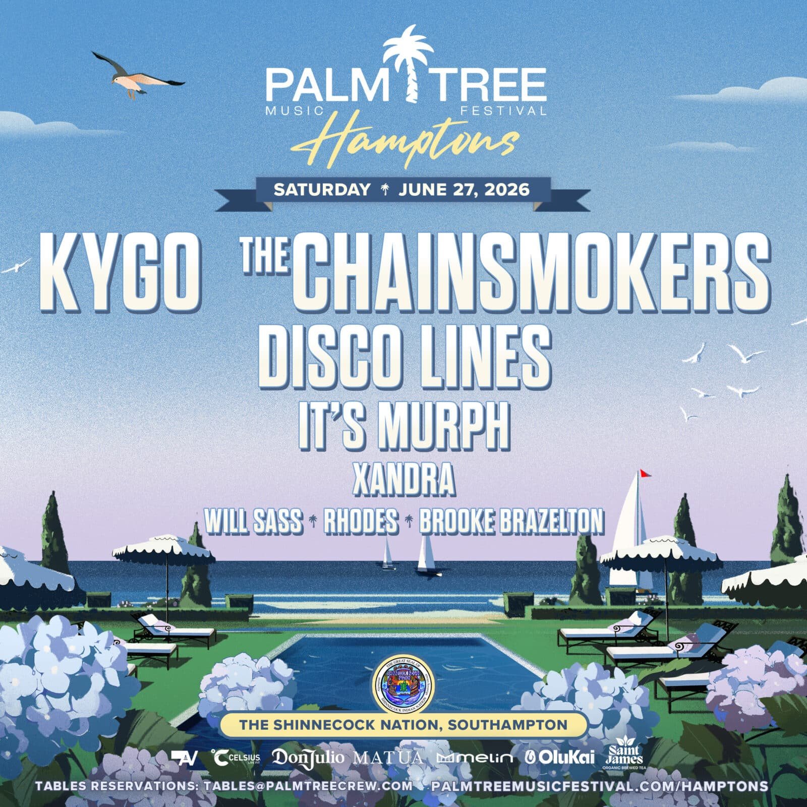 PALM TREE MUSIC FESTIVAL, HAMPTONS