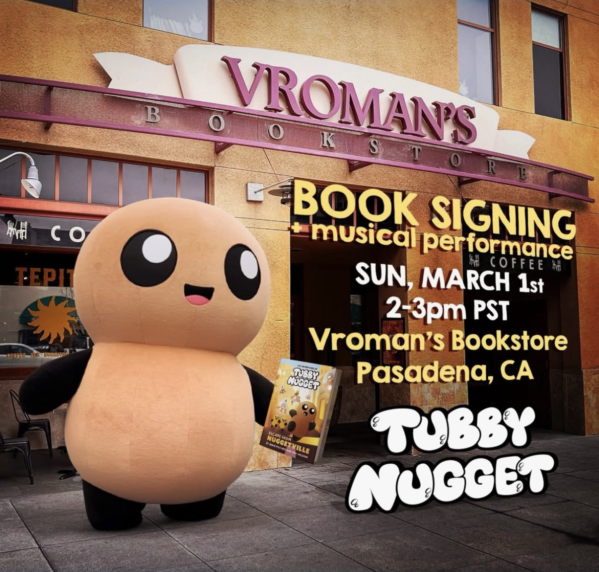 TUBBY NUGGET BOOK SIGNING, LA
