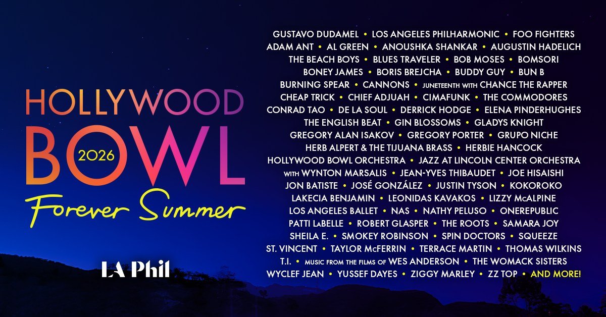 THE HOLLYWOOD BOWL 2026 SUMMER SEASON, LA