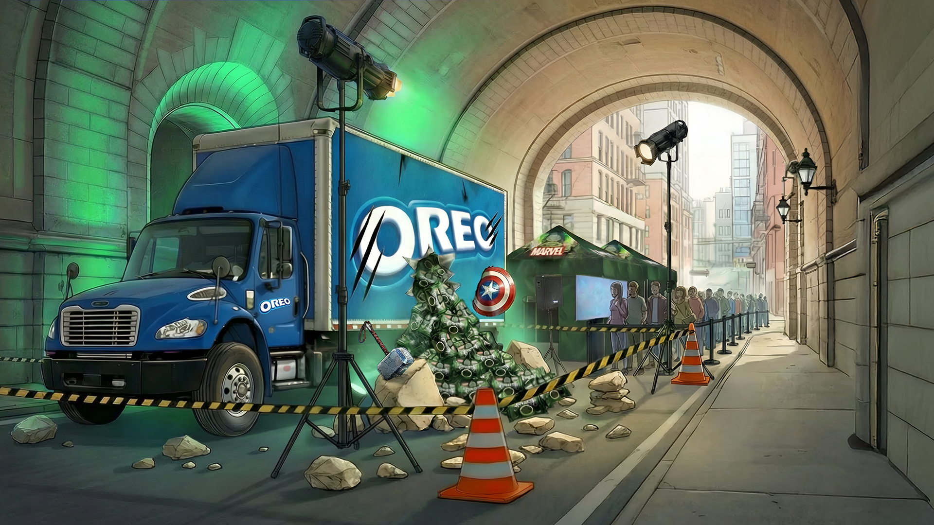 OREO X MARVEL STUF OF DOOM POP-UP, NYC