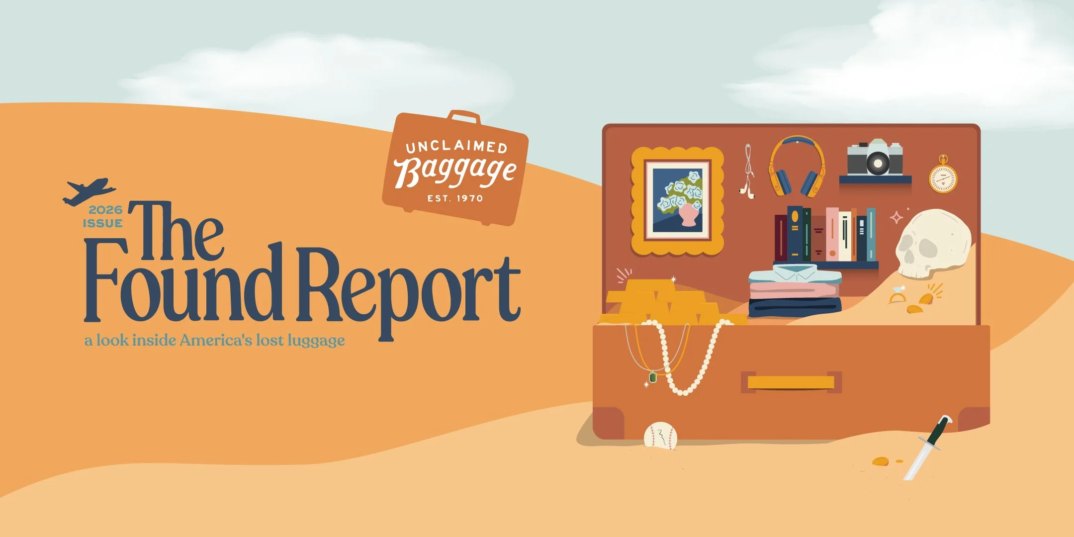 UNCLAIMED BAGGAGE 'FOUND REPORT' POP-UP, NYC