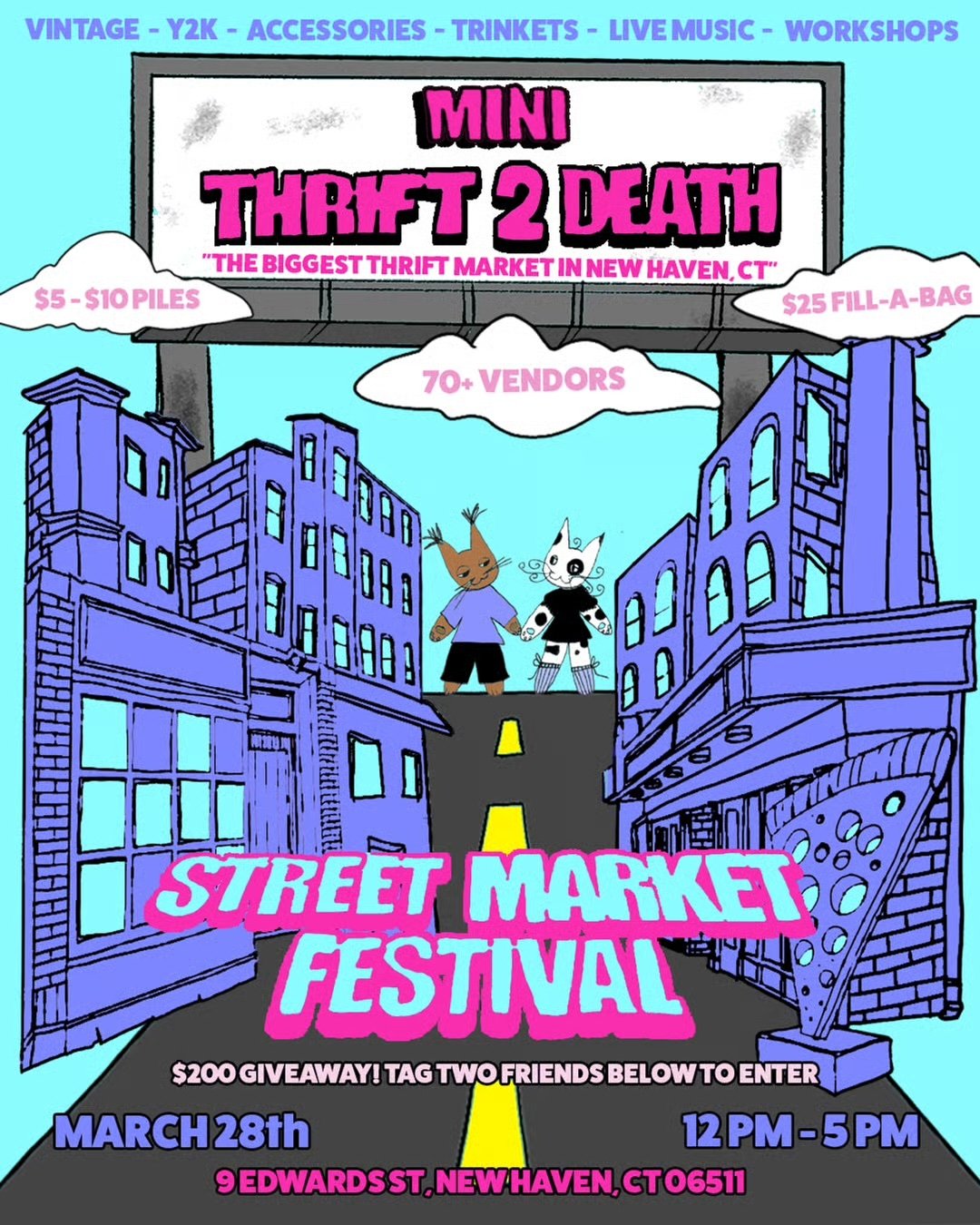 MINI THRIFT TO DEATH, NEW HAVEN CT