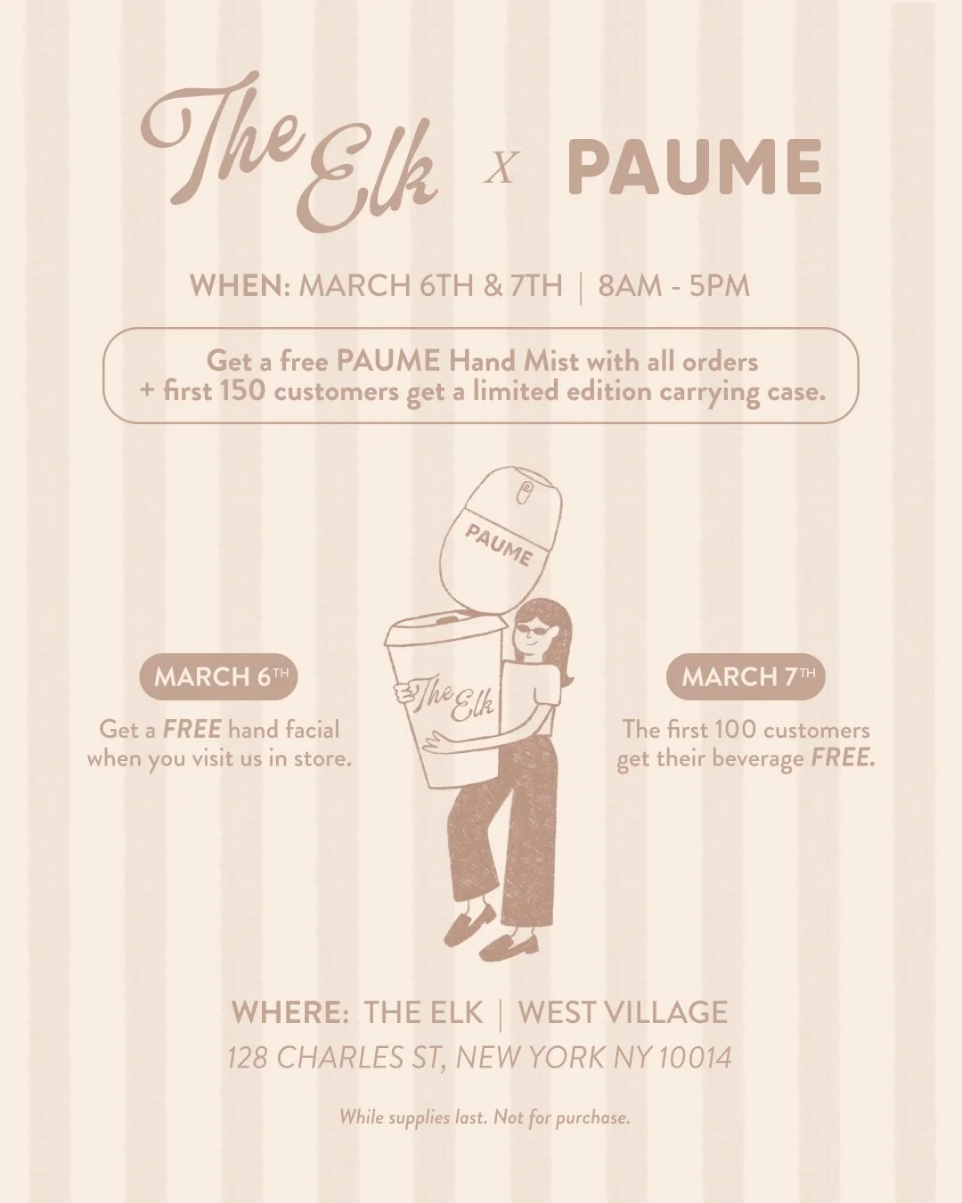 THE ELK X PAUME, NYC