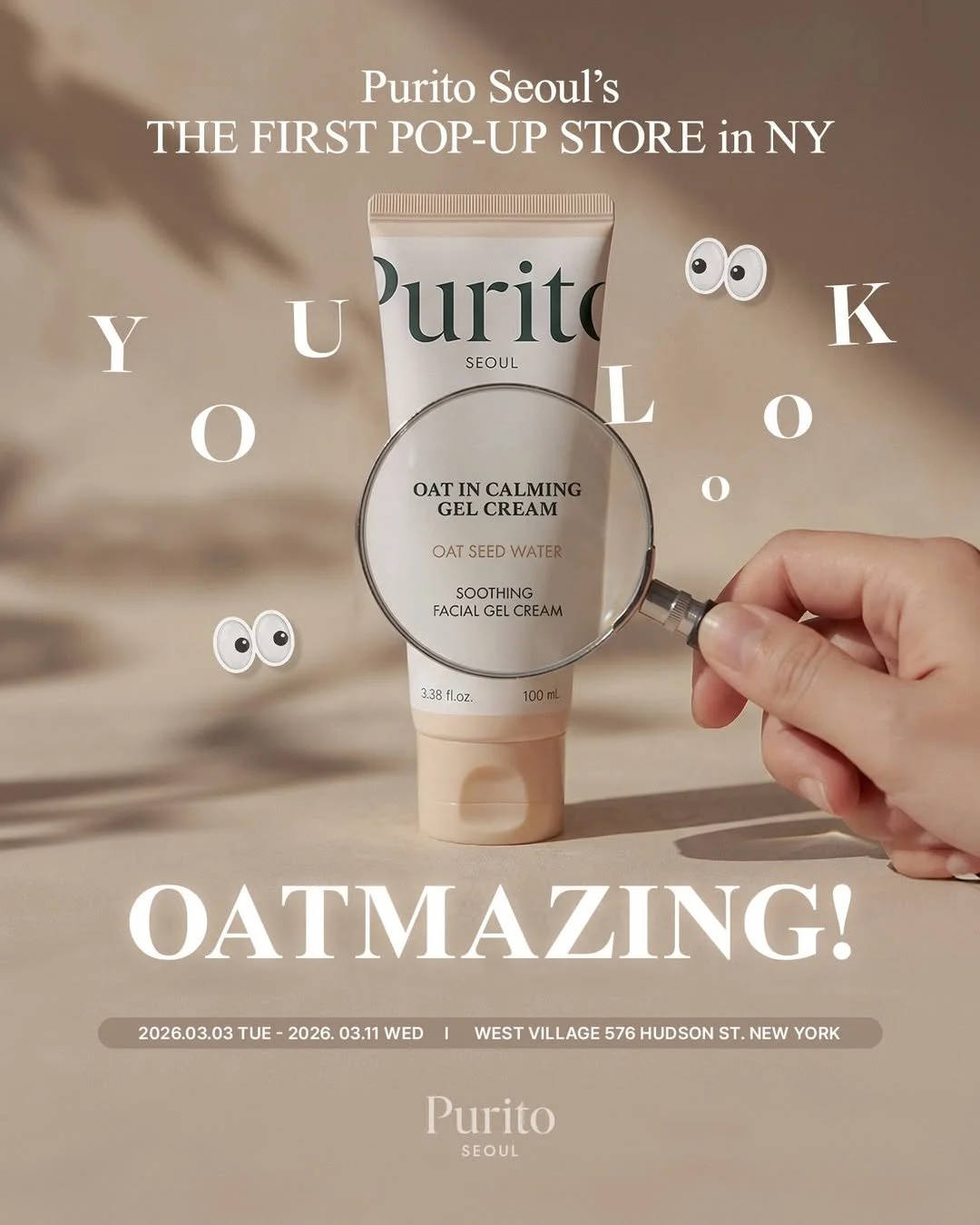 PURITO SEOUL'S 'YOU LOOK OATMAZING' POP-UP, NYC
