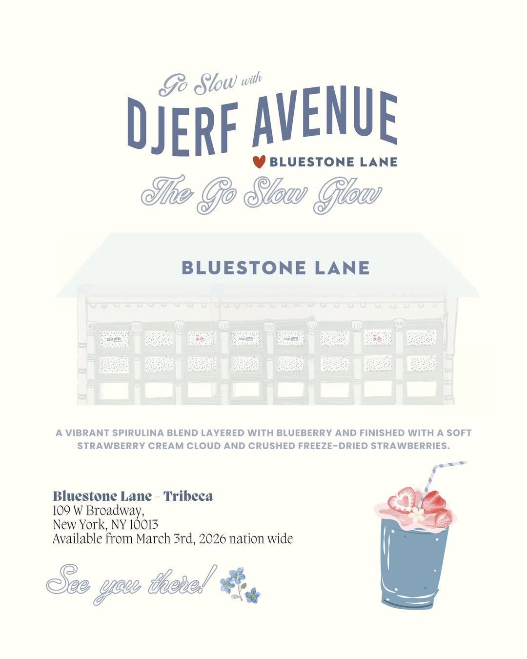 GO SLOW WITH DJERF AVENUE AT BLUESTONE LANE, NYC