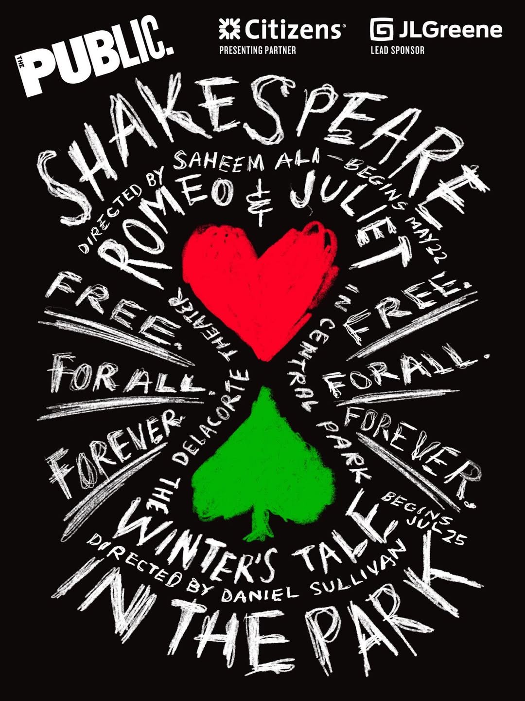 FREE SHAKESPEARE IN THE PARK 2026, NYC