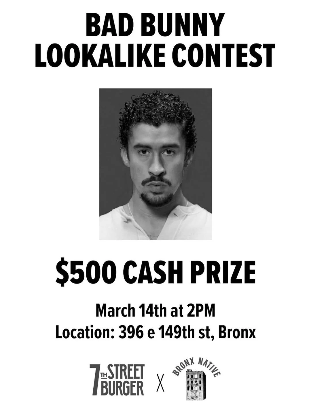 BAD BUNNY LOOKALIKE CONTEST, NYC