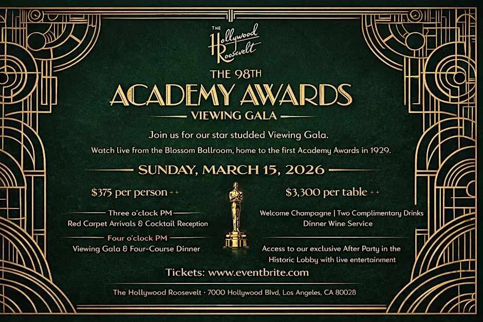 THE 98TH ACADEMY AWARDS VIEWING GALA, LA