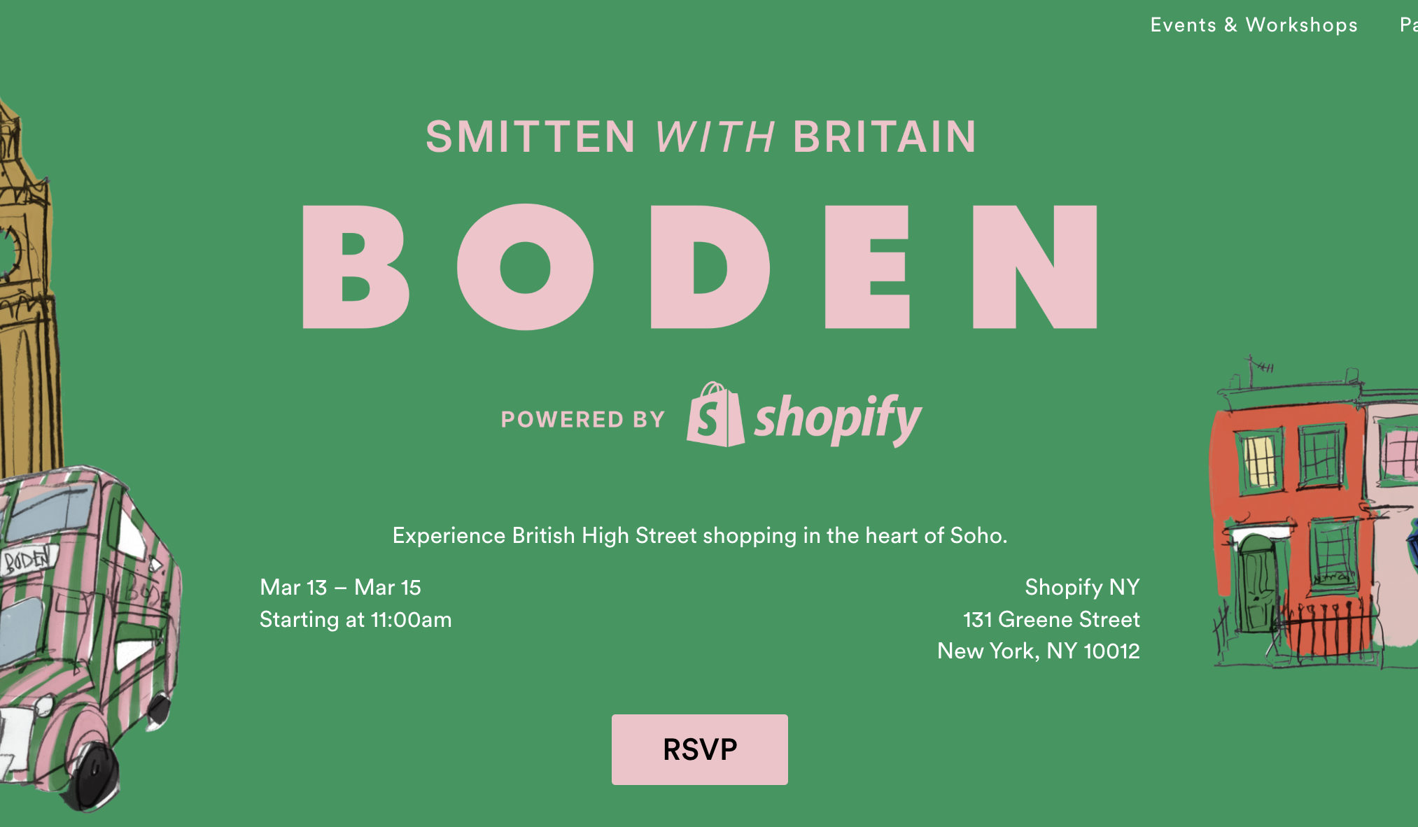 SMITTEN WITH BRITAIN BODEN POP-UP AT SHOPIFY, NYC