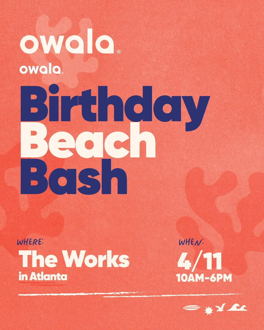 OWALA BIRTHDAY BEACH BASH, ATLANTA