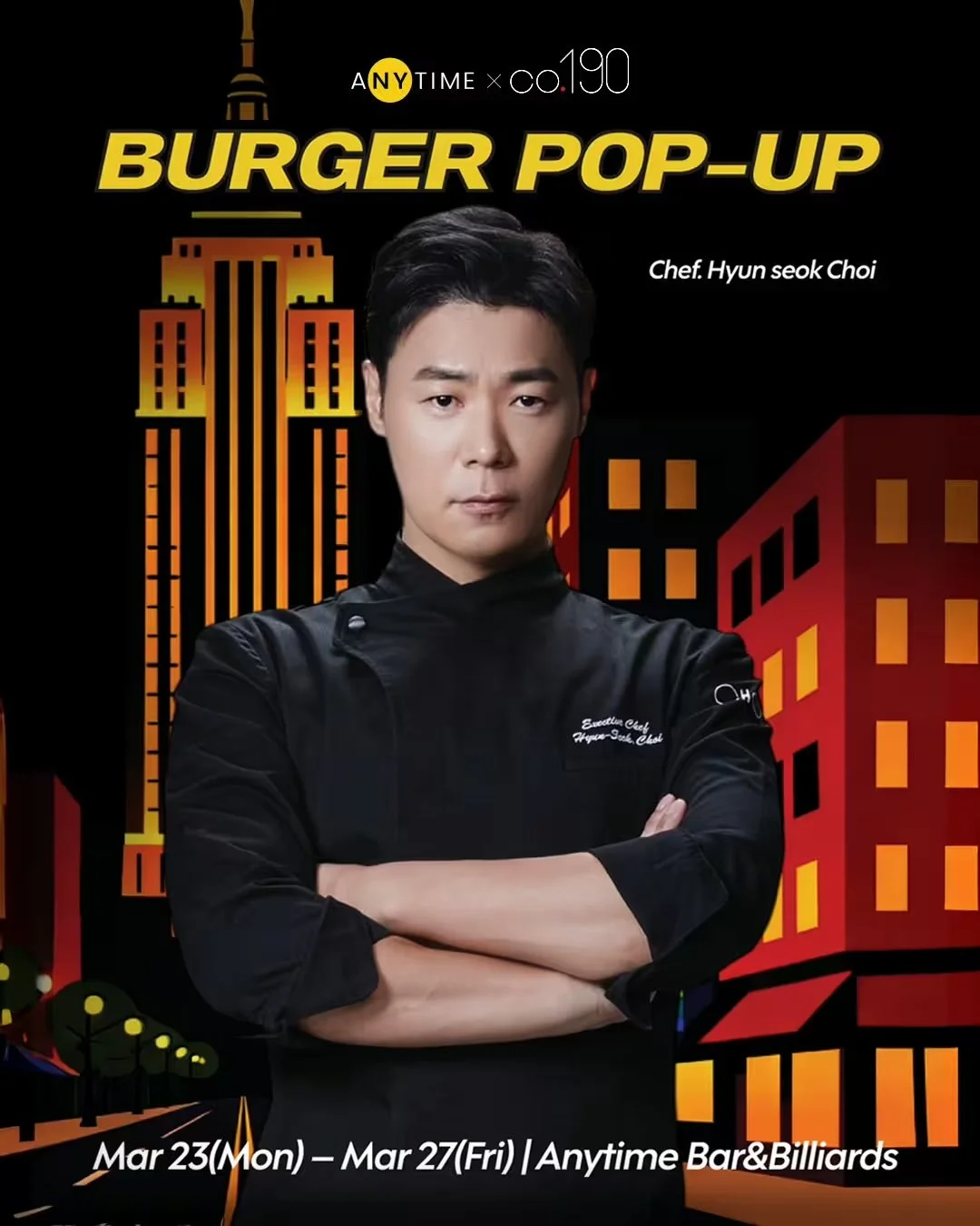 190 X ANYTIME BURGER POP-UP, NYC