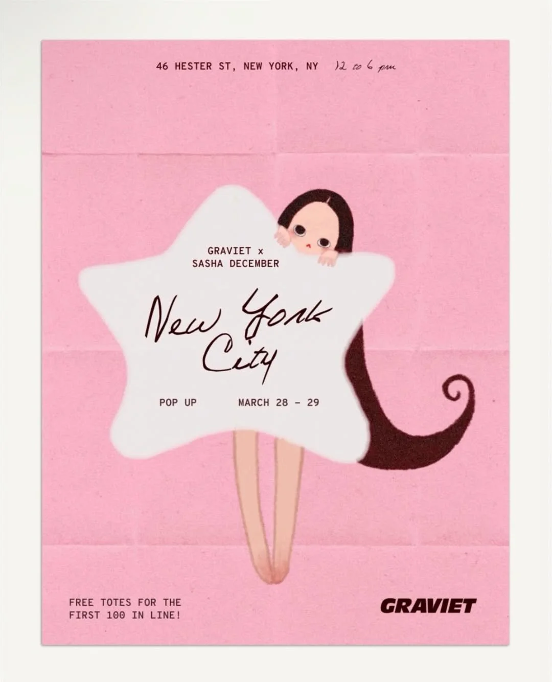 GRAVIET X SASHA DECEMBER POP-UP, NYC