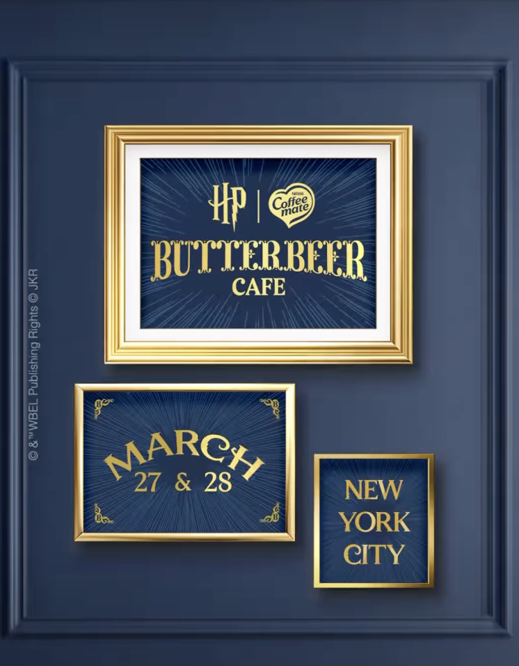 HARRY POTTER BUTTERBEER CAFE POP-UP, NYC